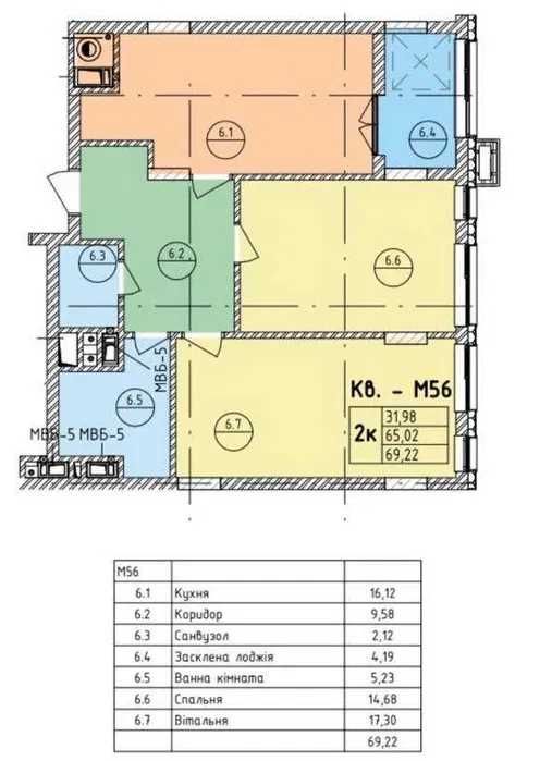 Продам 2 кім квартиру в ЖК Леви Міста, вул. Стрийська 45