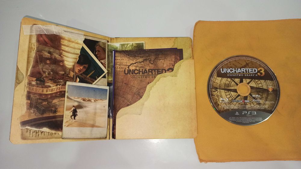 ps3 UNCHARTED 3 EDYCJA SPECJALNA art book po polsku unikat polska dyst