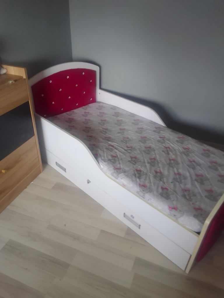 Łóżko dziecięce długość 160 szer 80