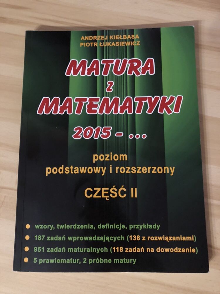 Matura z matematyki poziom podstawowy i rozszerzony, część 1 i 2