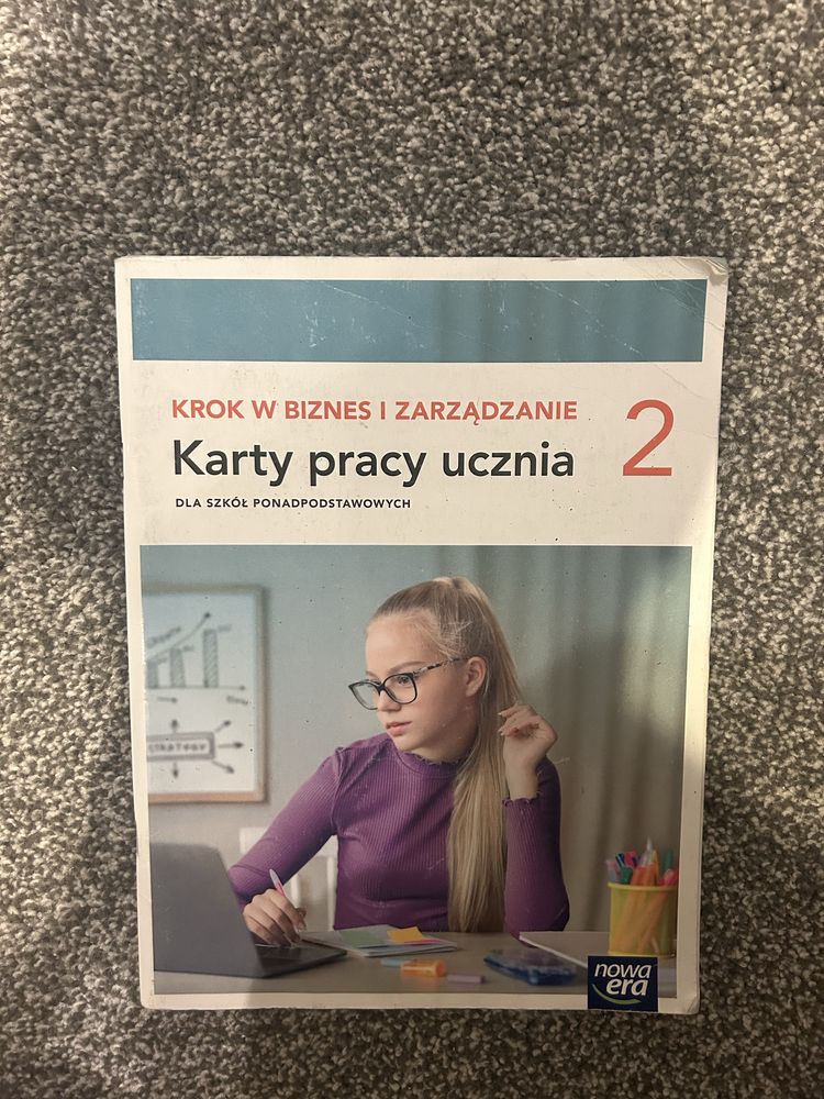 Krok w biznes i zarządzanie 2 karty pracy, ćwiczenia