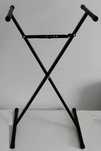 Stojak pod keyboard czarny X