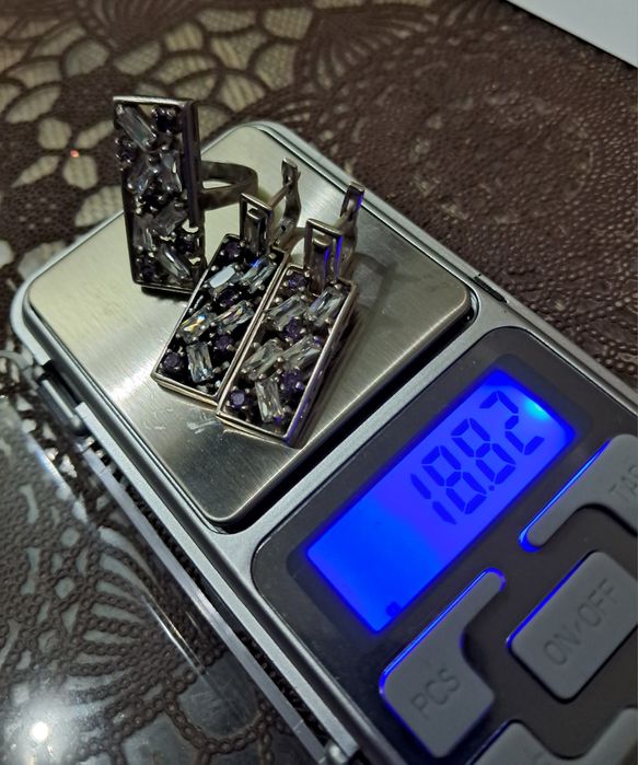 Срібний комплект 925пр