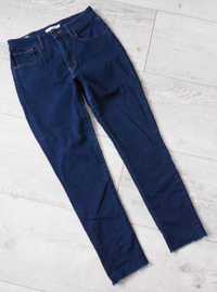 Levi's_721_High Rise Skinny_jeansy damskie rozciągliwe_rozmiar 30/32