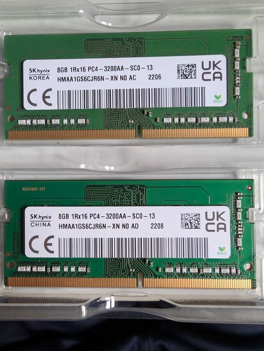 Pamięć RAM 2x8 (16GB)