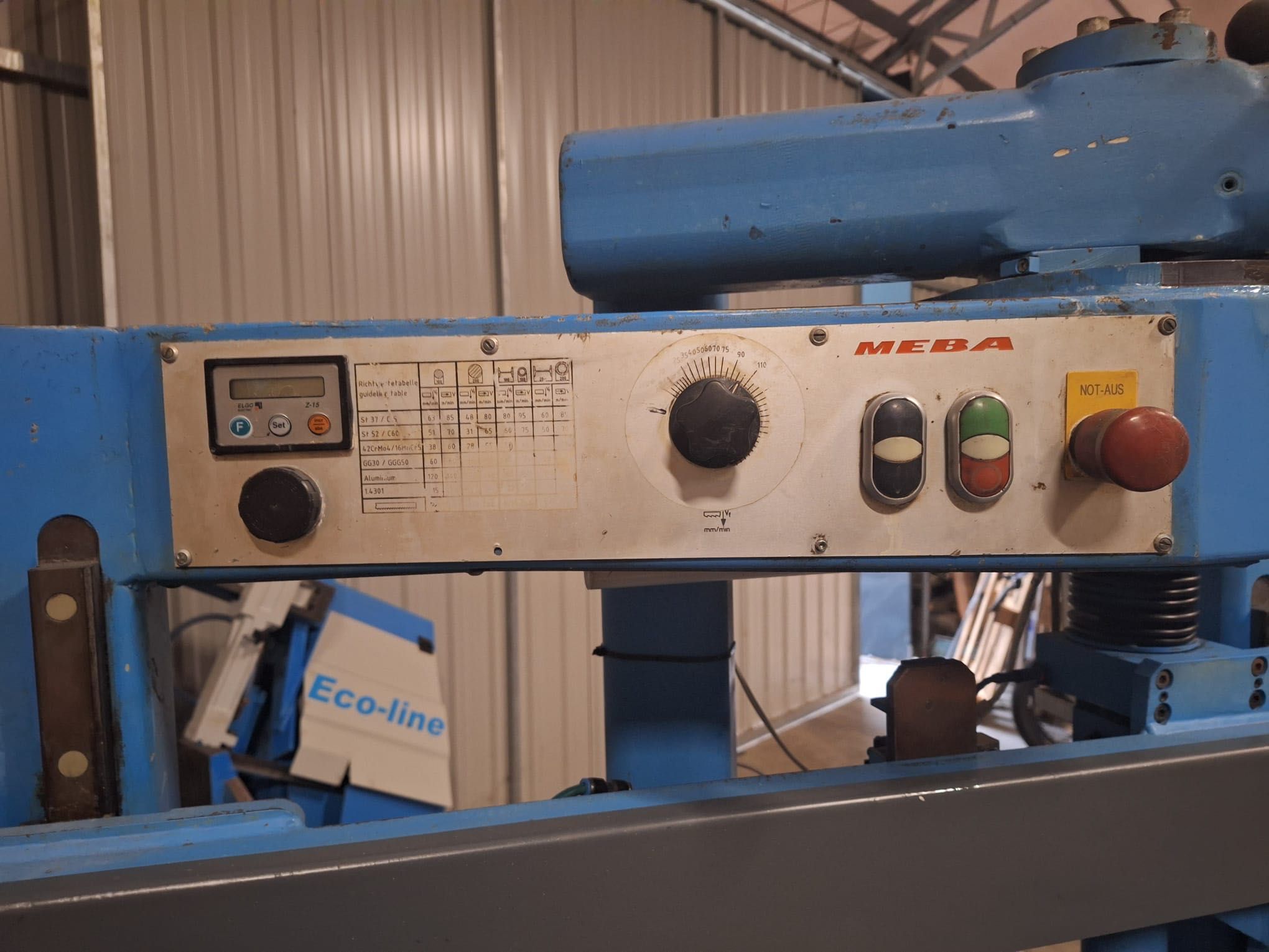 Przecinarka MEBA Pro-Line 260 GP półautomat/skrętna(Amada/Kasto/Bomar)