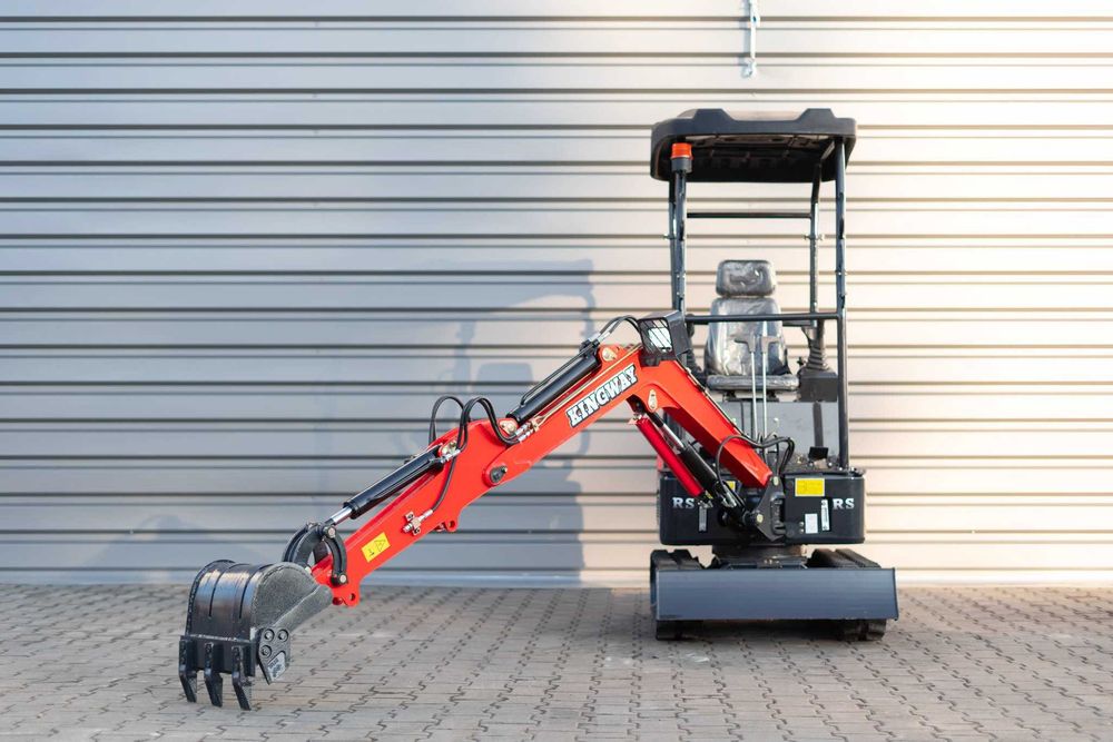 NOWA Minikoparka KINGWAY YAMA H10 - Joystick Skrętne Ramie, Model 2025