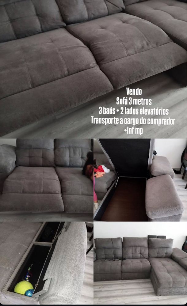 Sofa eletrico 3metros
