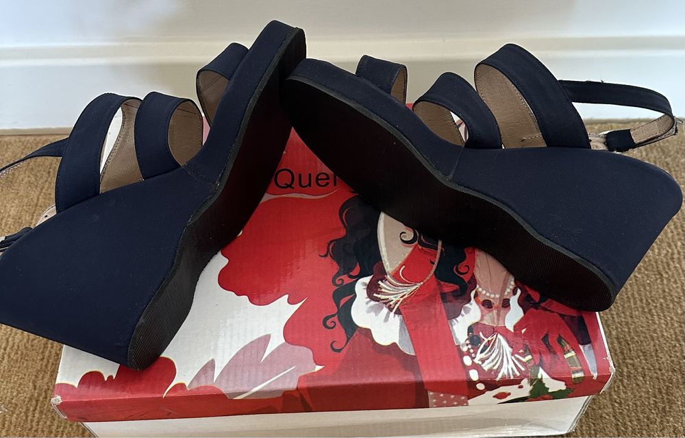 Sandalias de cunha