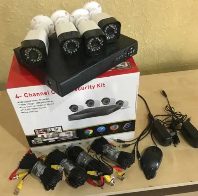 Комплект камер Відеоспостереження 4 камери ваш надійний захист