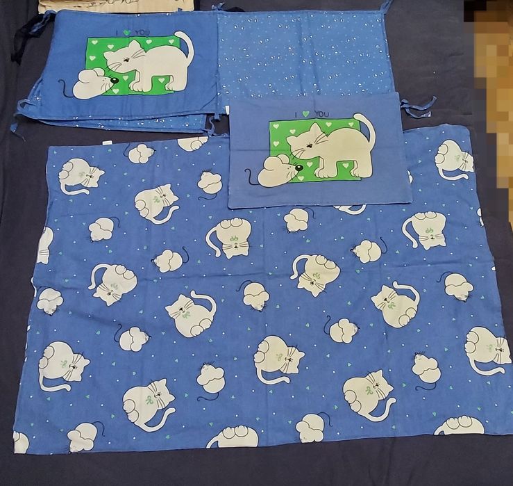 Komplet pościeli do łóżeczka 3 kpl ochraniacz dla niemowlaka