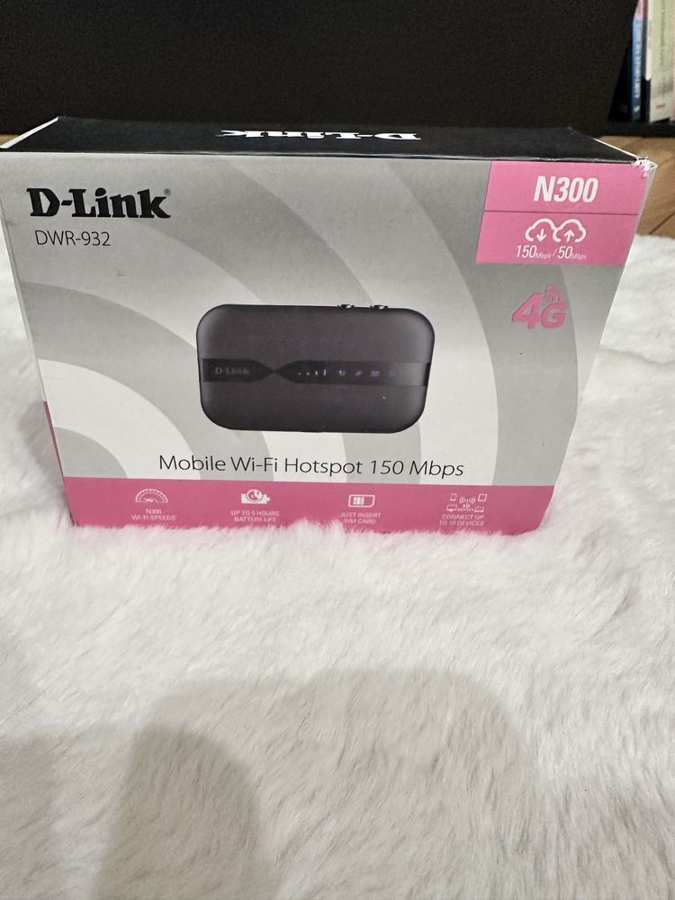 4G WiFi маршрутизатор D-Link DWR-932 (Black)