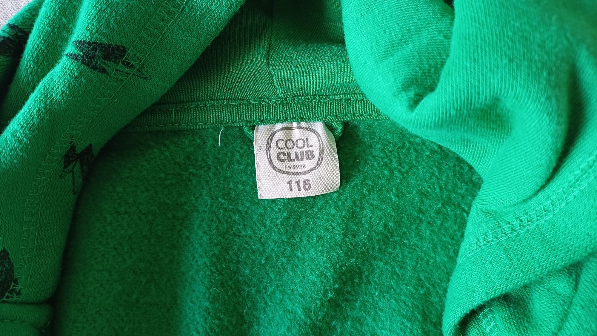 4 Bluzy dresowe r. 116 coccodrilo, 5 10 15, cool club