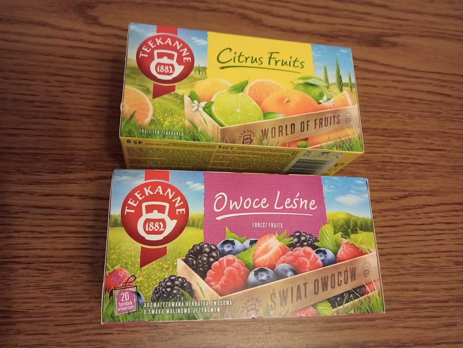 Dwie herbaty Teekanne