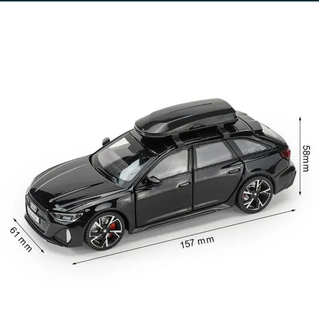 Audi RS6 escala 1/32 preto Edição colecionador SELADO!!