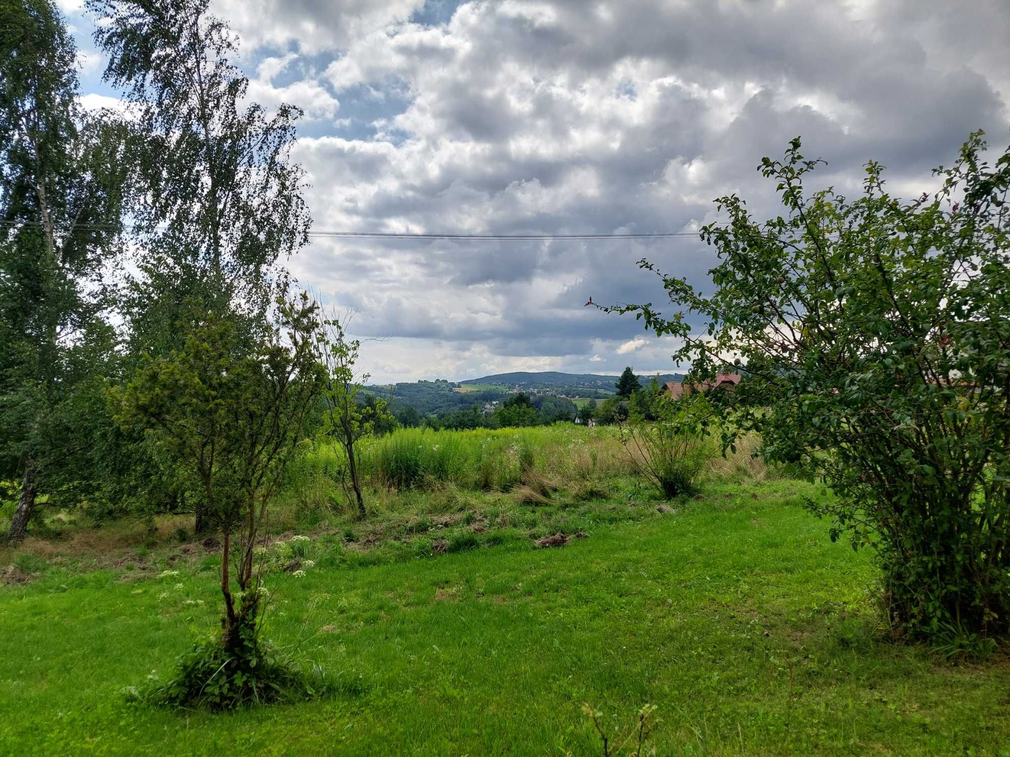 Domek wśród zieleni, w spokojnej okolicy niedaleko miasta