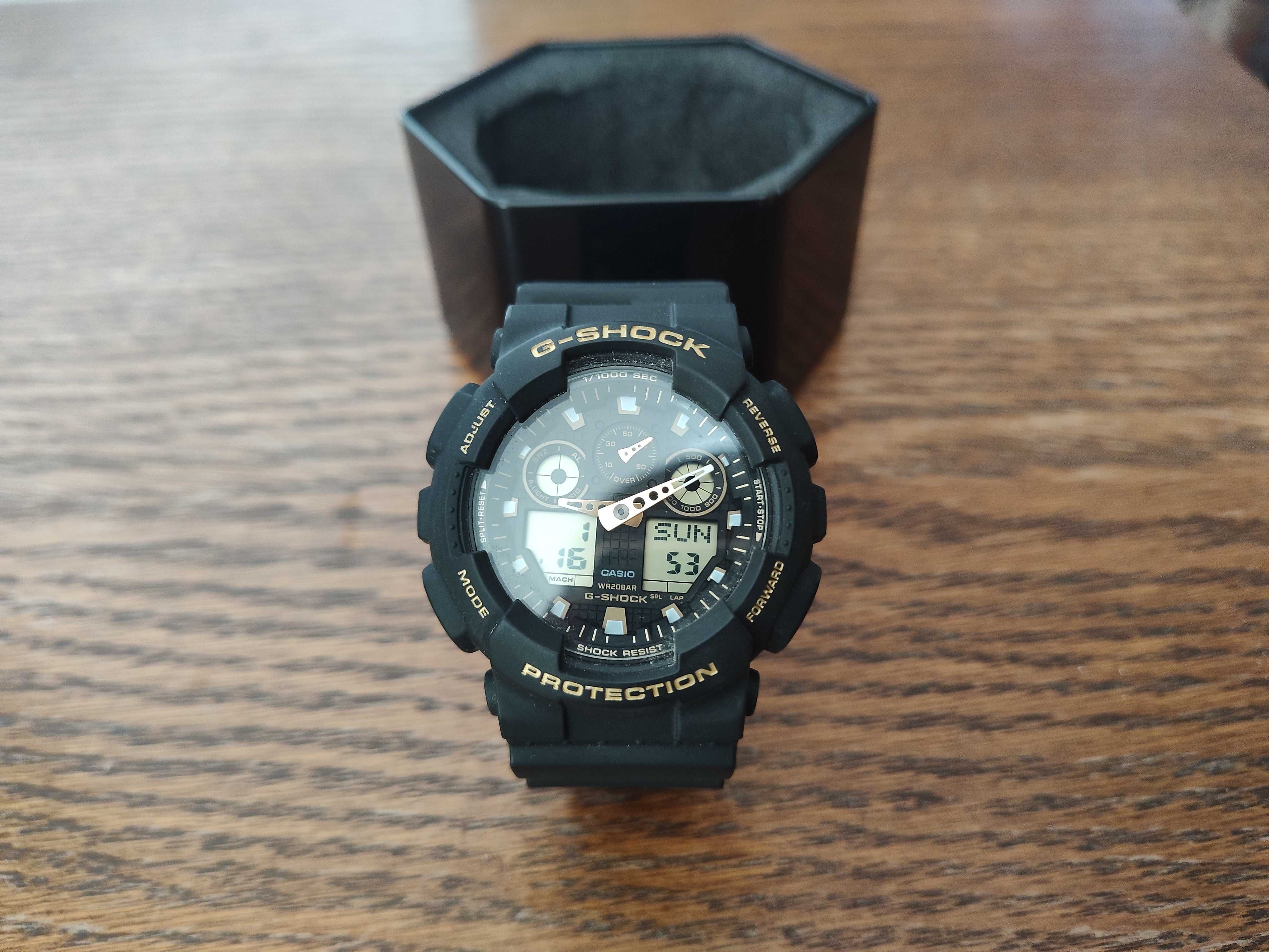 Zegarek Casio G‑Shock GA‑100 2 razy założony jak nowy