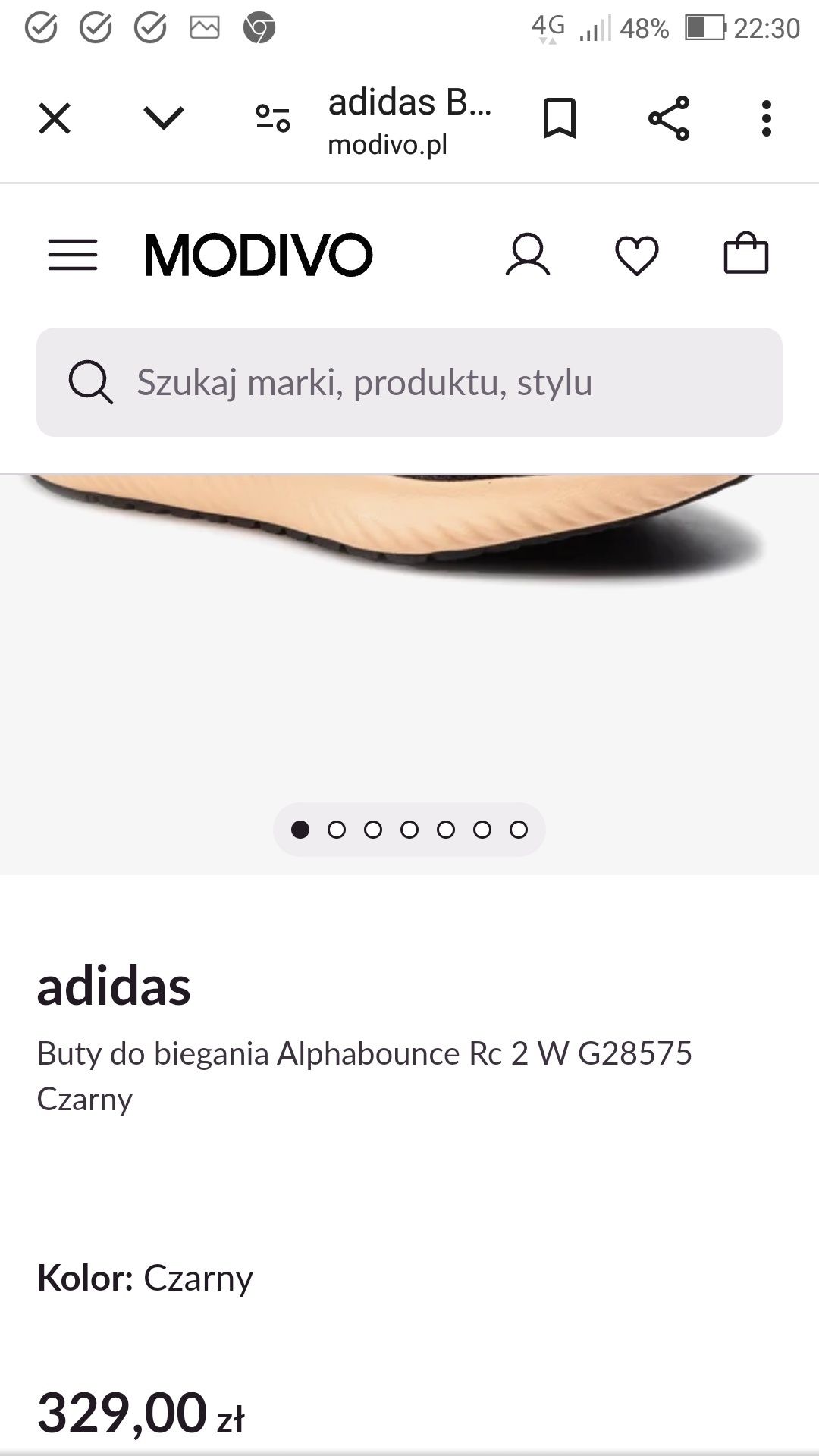 Buty do biegania Adidas Alphabounce RC 2 W G28575