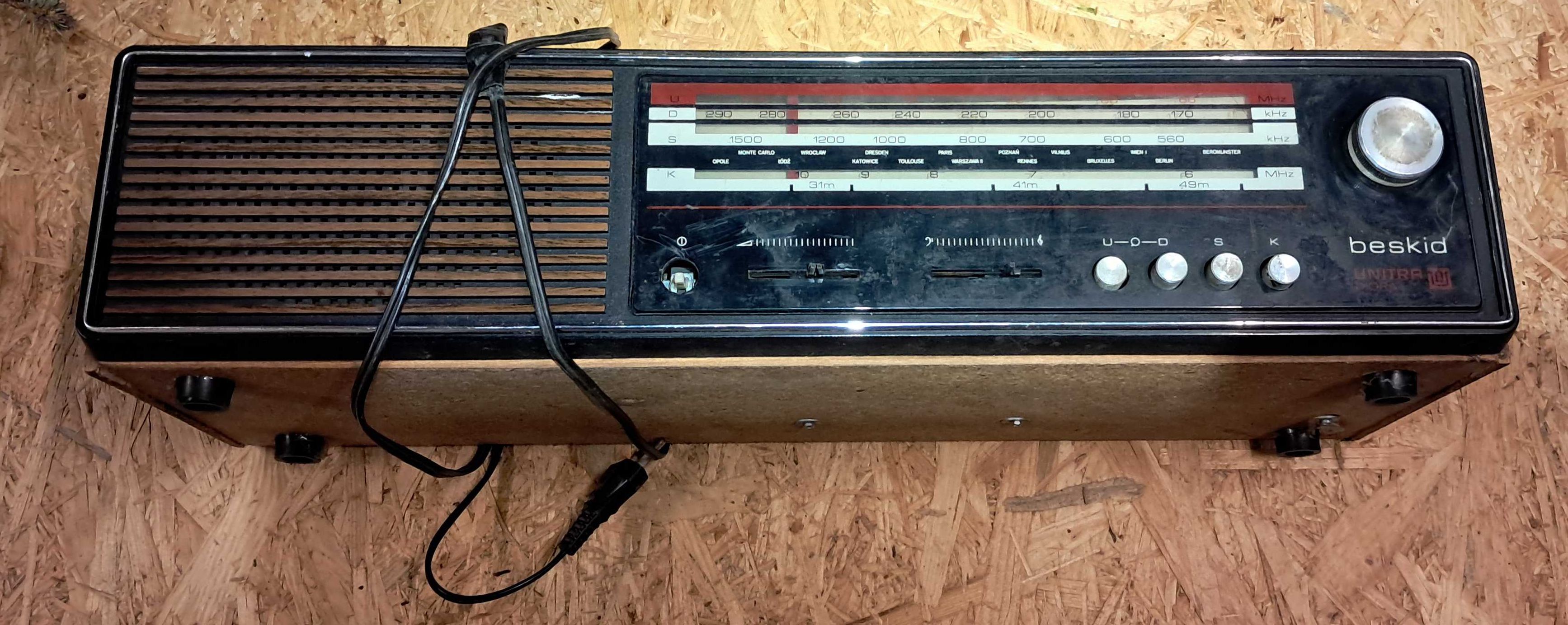 Retro Radio  Radioodbiornik Unitra Diora Beskid