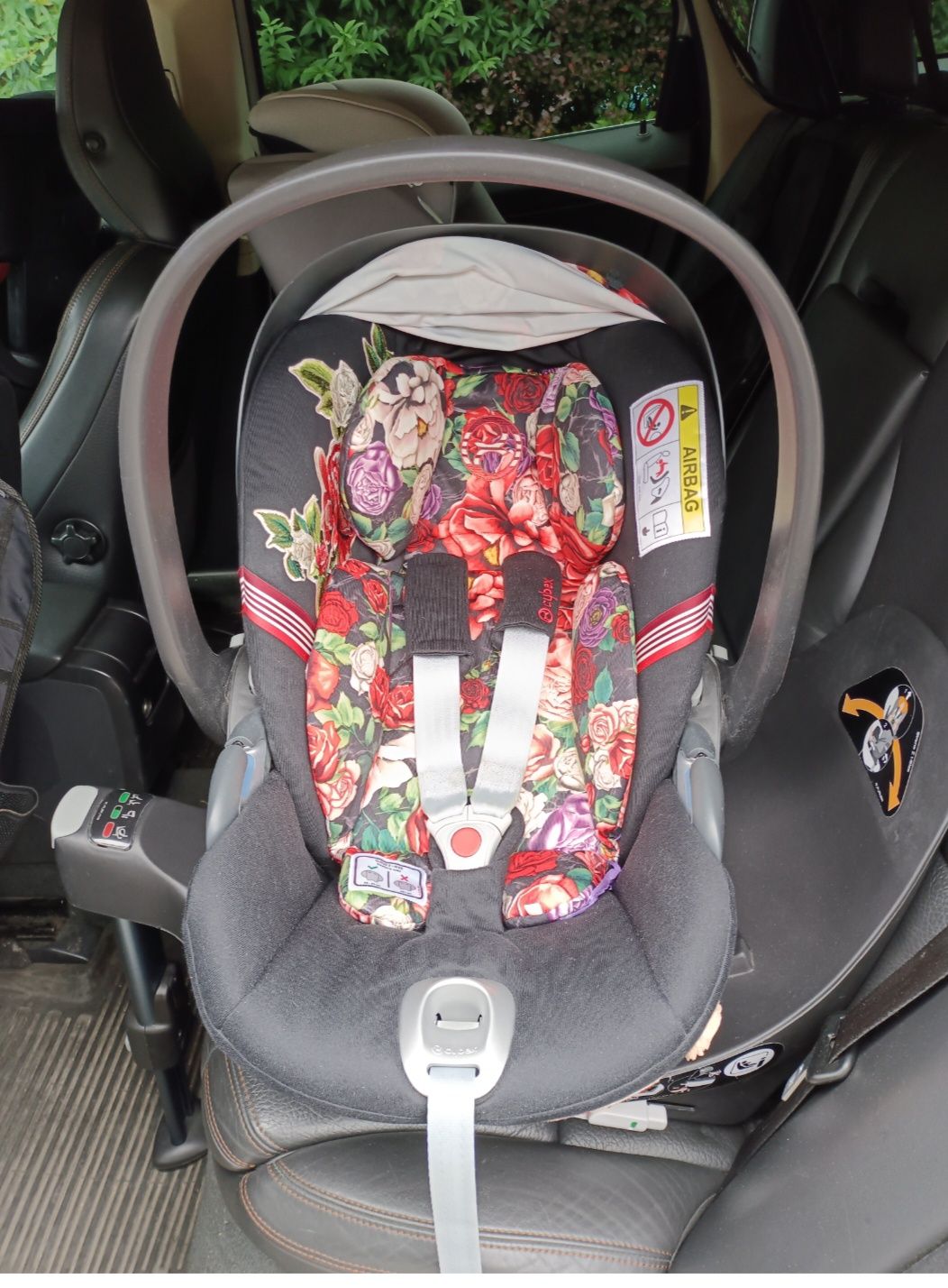 Cybex fotelik nosidełko cloud z i size spring bloossom