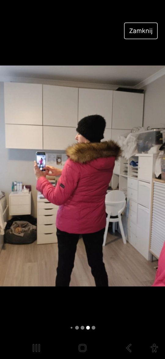 Kurtka puchowa Monnari Fuksja XL 42