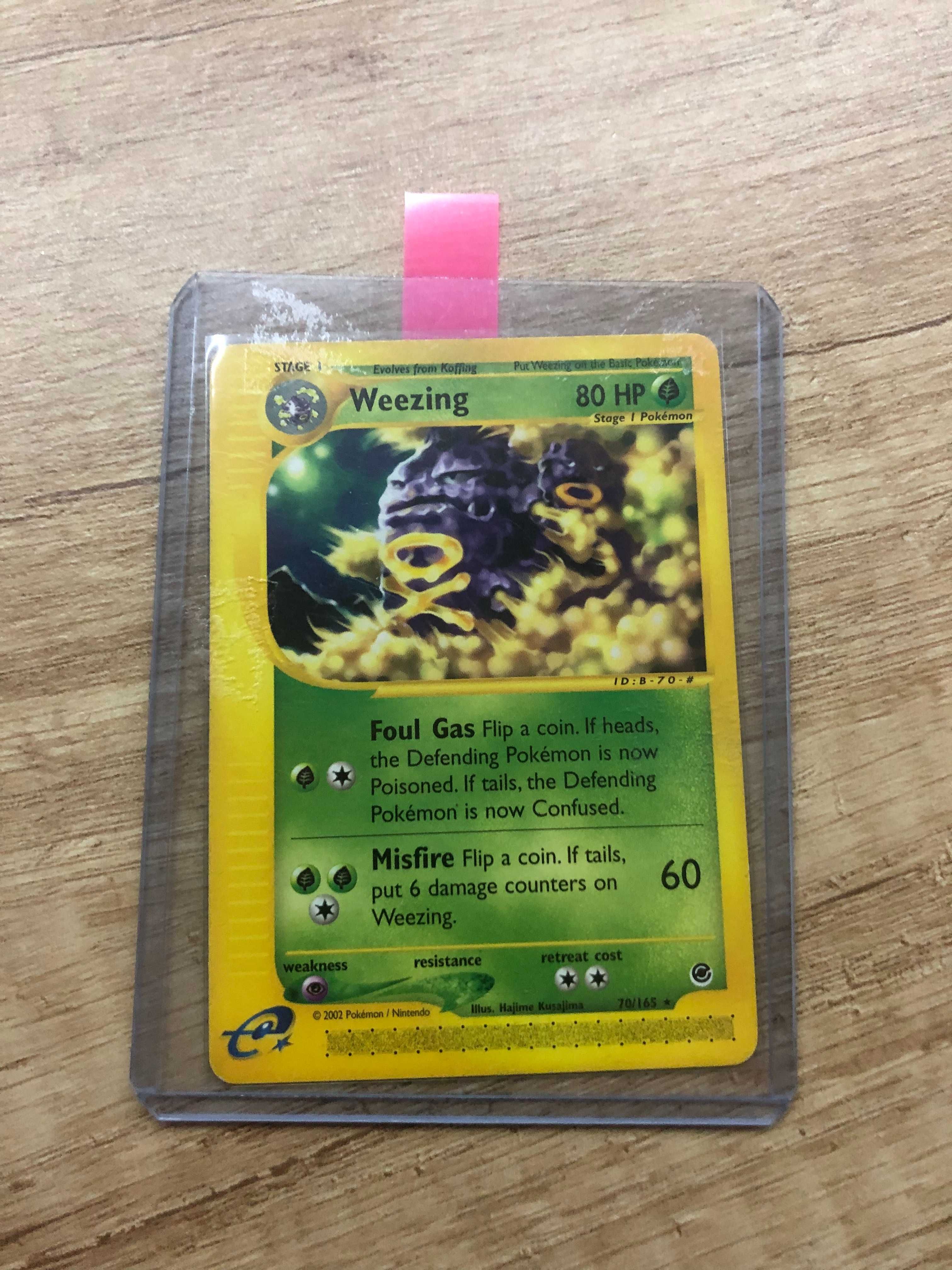 karta Pokemon Weezing (EX 70) Expedition Base Set