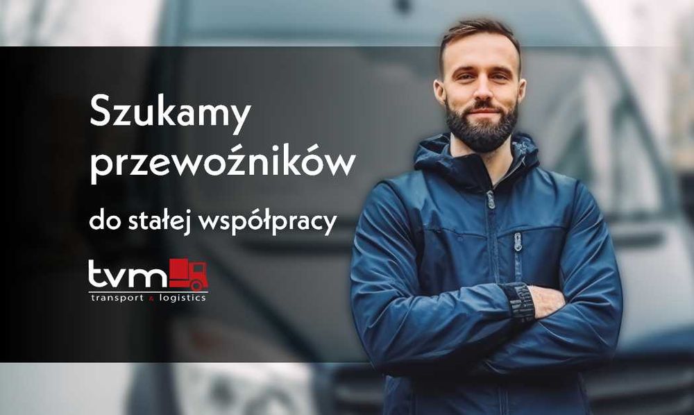 Szukamy przewoźników do stałej współpracy