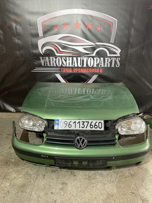 Передок фольтцваген  гольф 4 golf 4 wag wv бампер капот фари