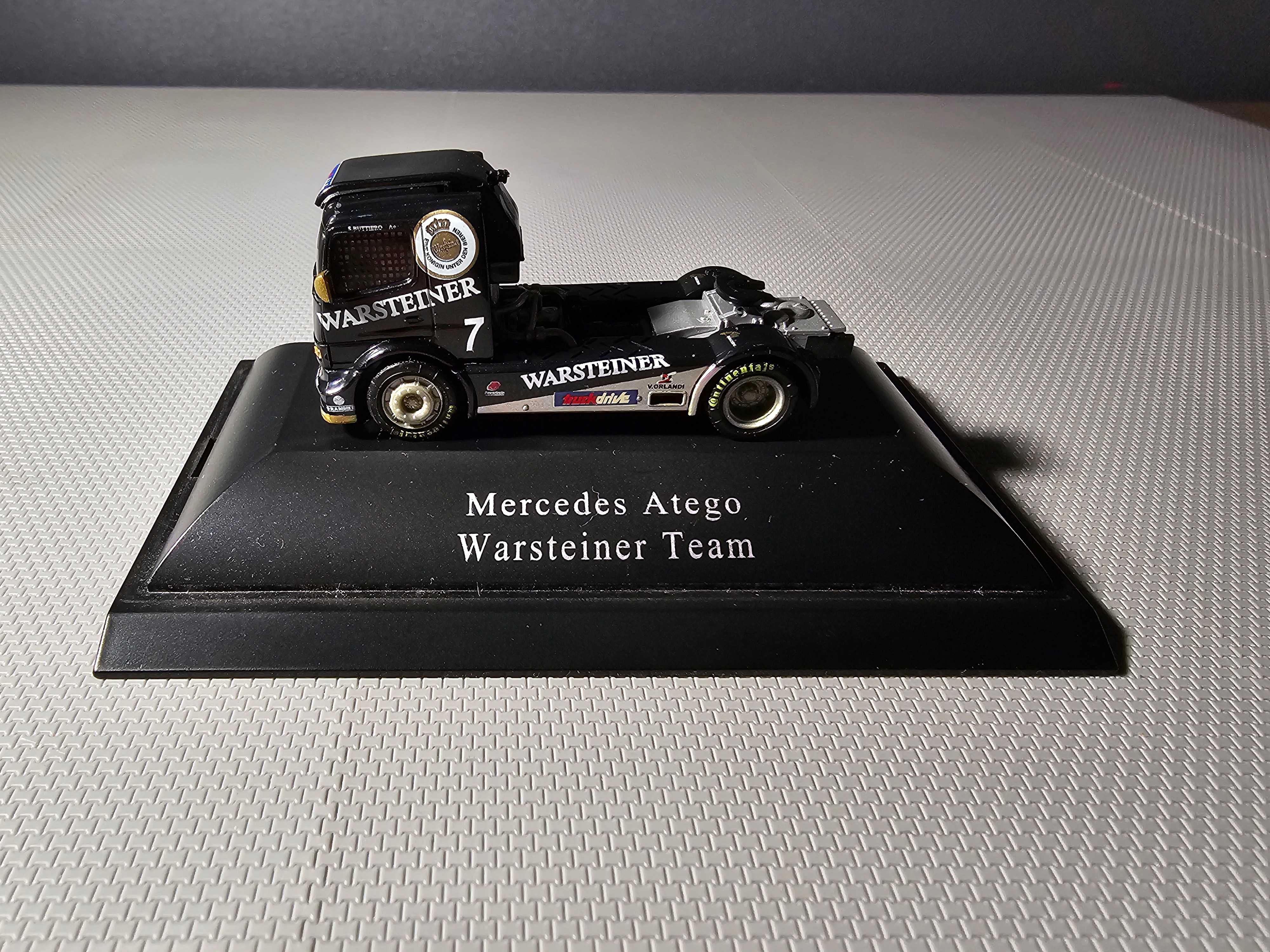 Herpa MGM Mercedes Atego Warsteiner Team Unikat