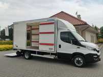 Iveco Daily 35C15  Do 3,5tony Kontener 8-Palet Winda Drzwi Boczne Na Bliźniaku Super Stan