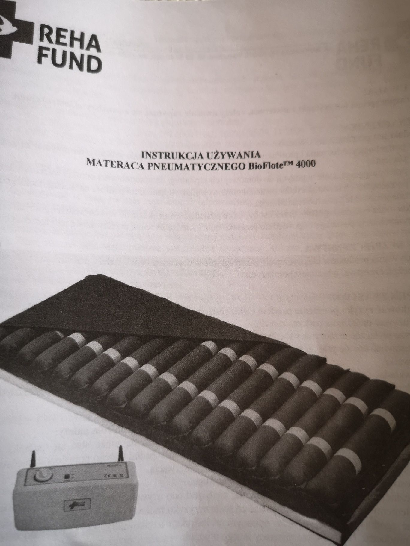 Materac pneumatyczny, przeciwodleżynowy