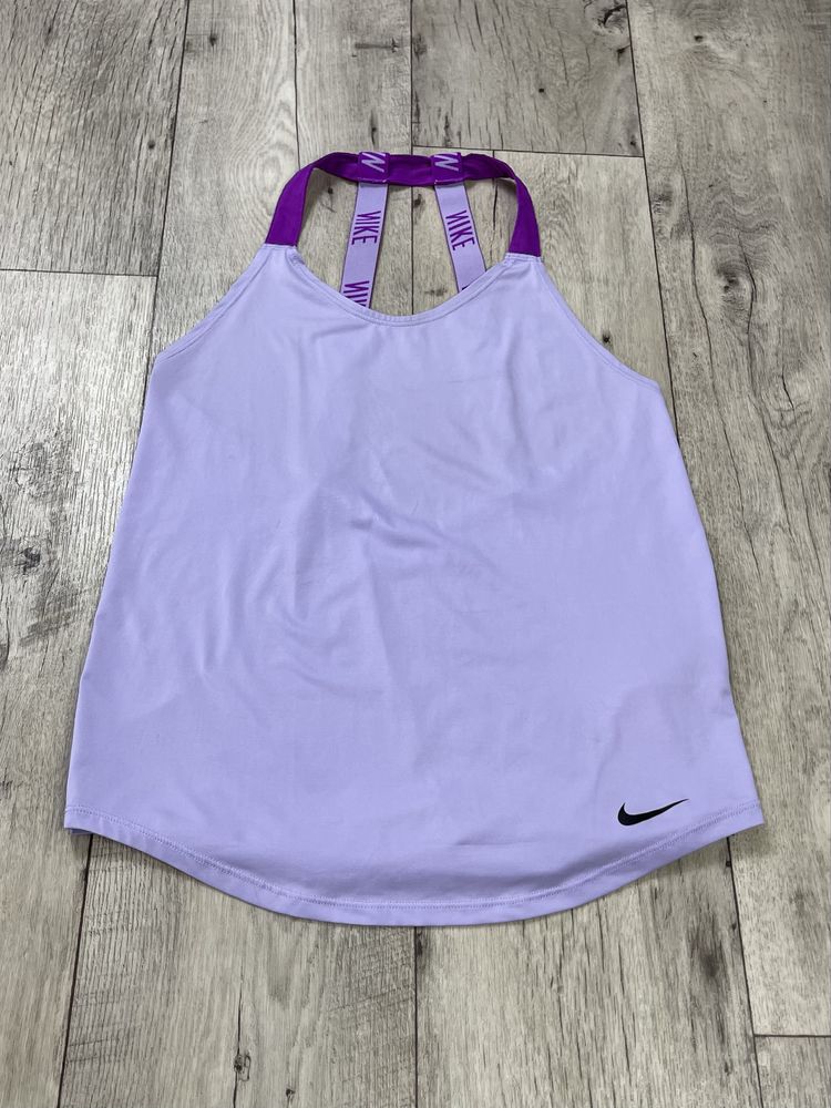 Nike dri-fit майка S размер женская спортивная сиреневая оригинал