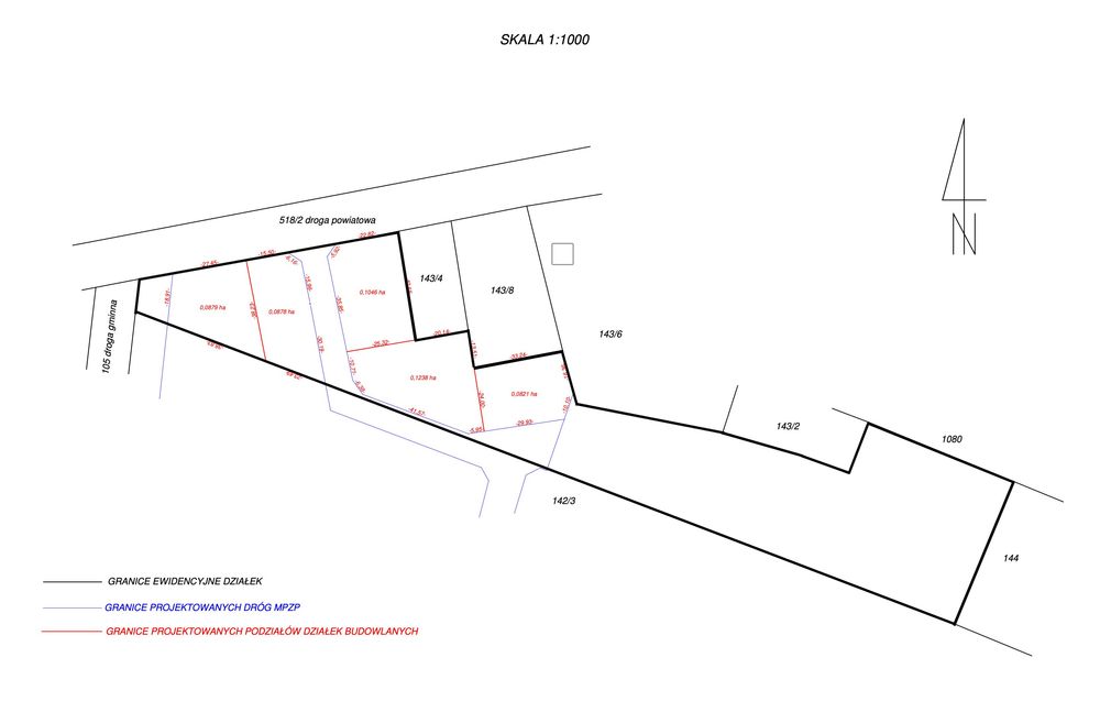Działka 1,28 ha z częścią budowlaną i lasem • Rabinówka