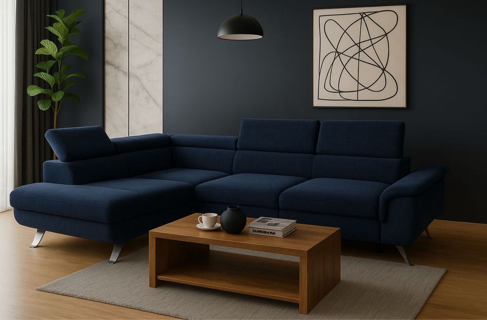 Naroznik Rio Funkcja spania Wybor tkaniny Nowosc