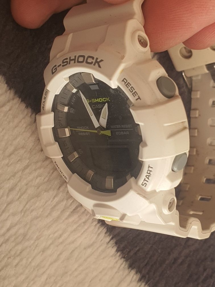 Casio g-shock Ga 800sc biały zadbany beż wad