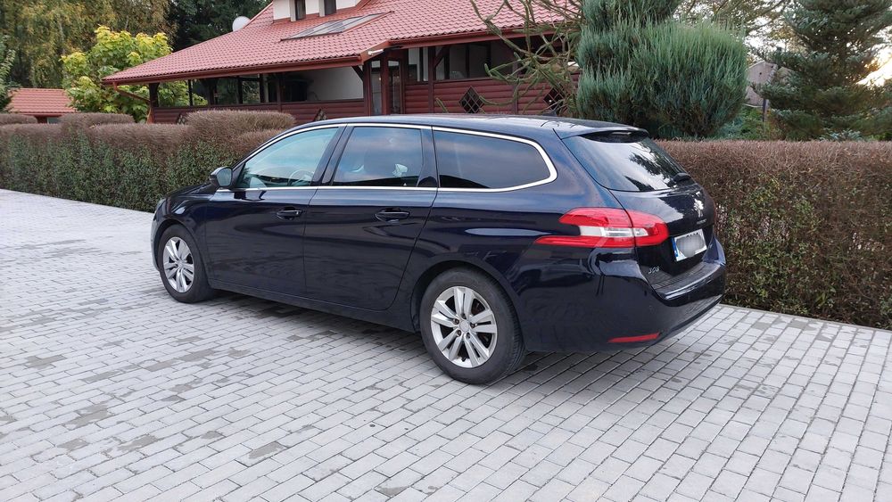 Peugeot 308 T9 1.6 blueHdi S&S 120hp, bezwypadkowy, prywatny 2kpl opon