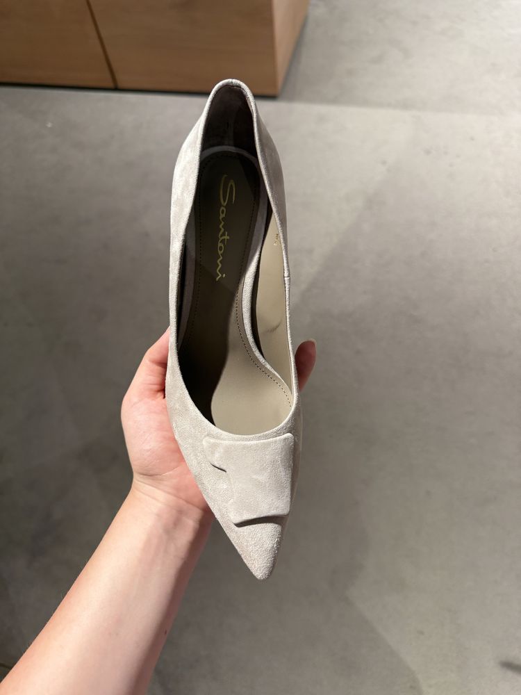 Оригінальні, нові каблуки Santoni