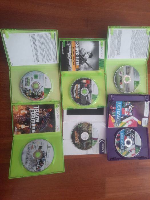 6 GIER NA XBOX 360 w bardzo dobrym stanie !!!