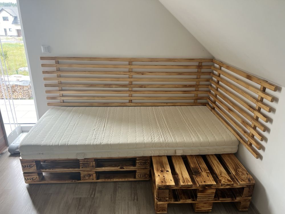 Łóżko z palet
