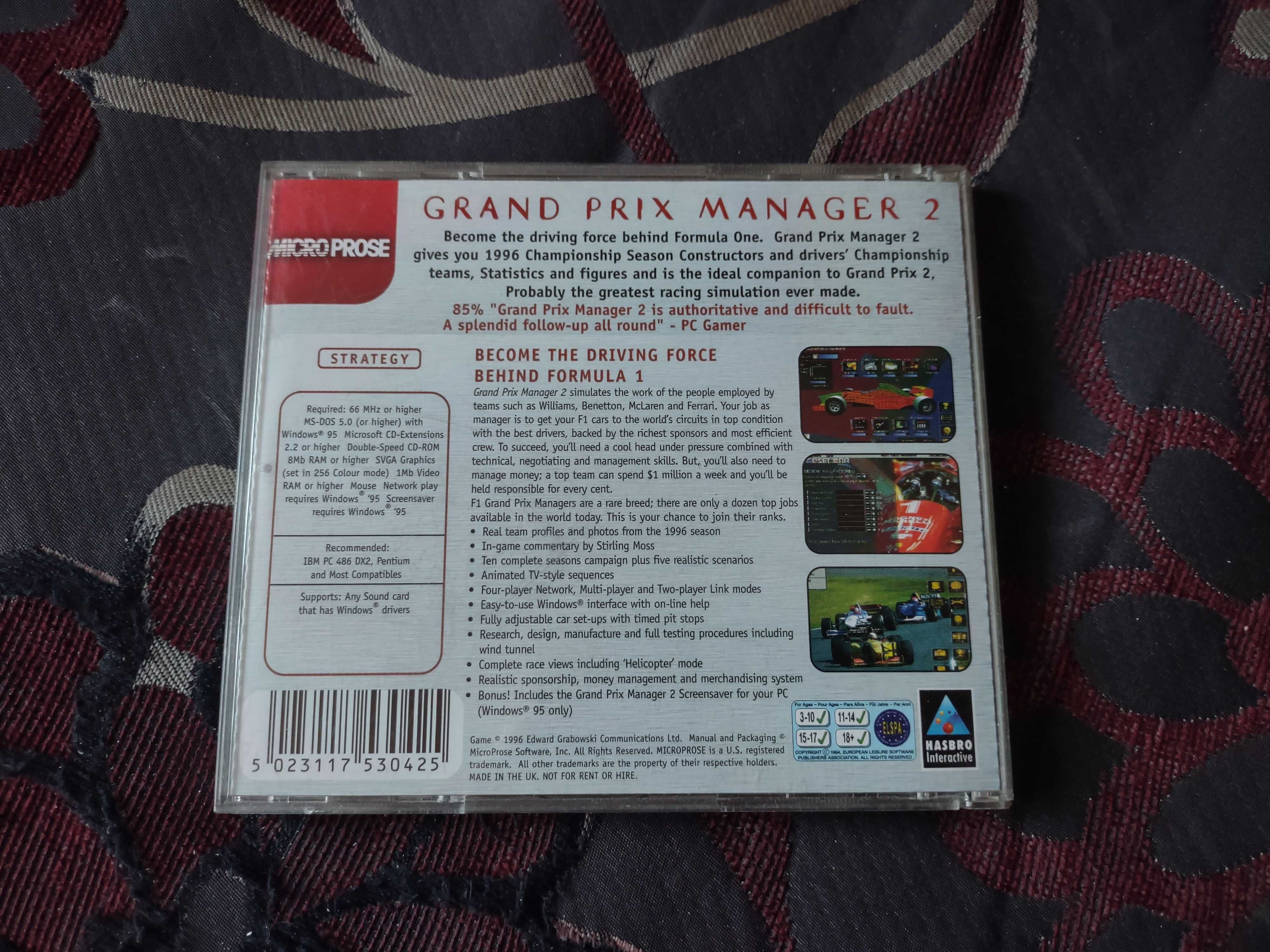 Gra PC Grand Prix Manager 2 wersja angielska Rarytas