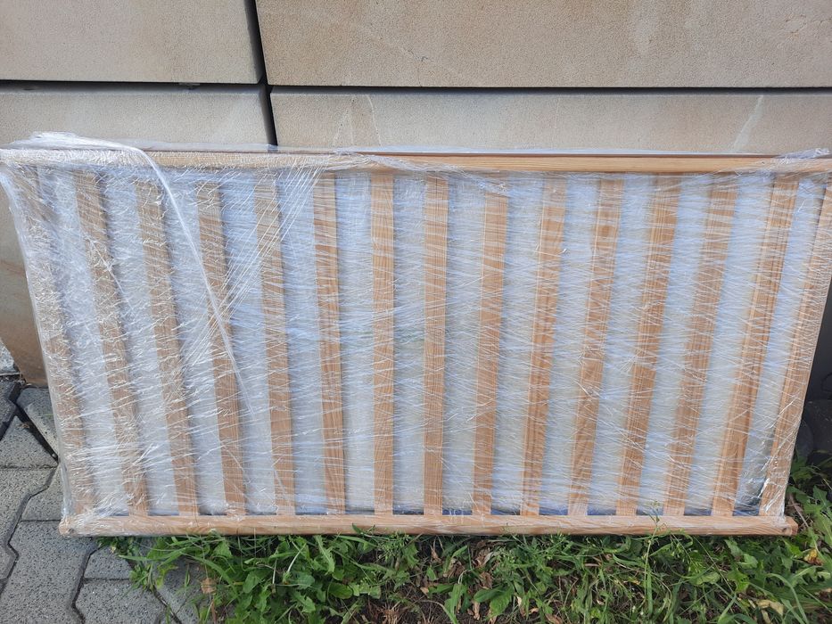 Łózeczko dziecięce drewniane Klupś Żyrafa Safari orzech 120x60
