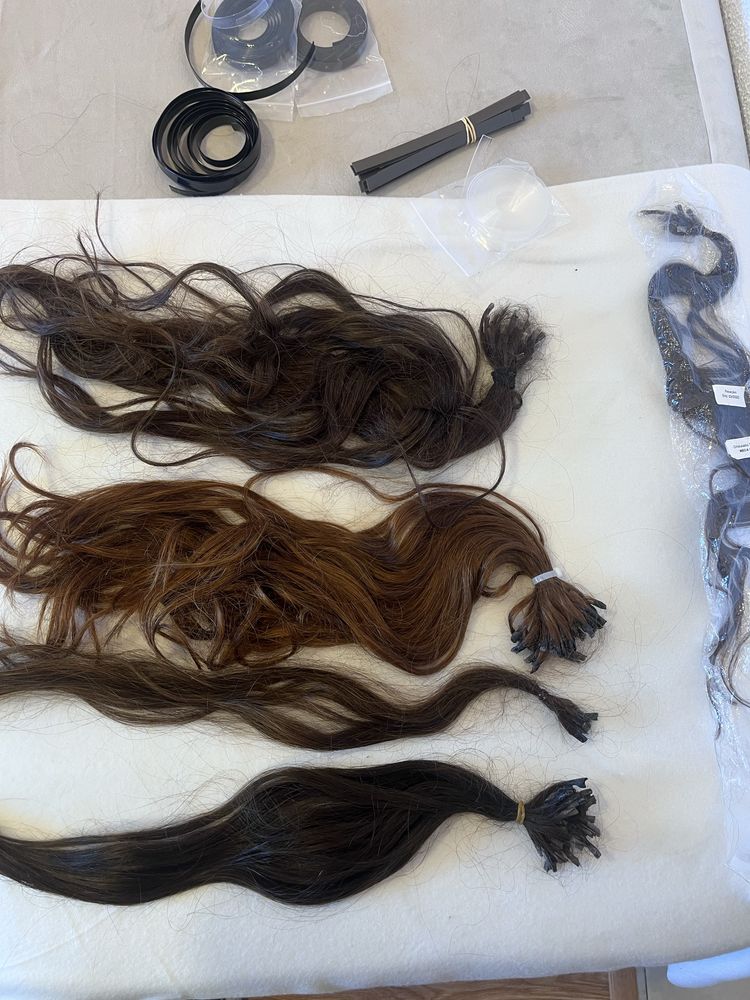 Material extensoes de cabelo