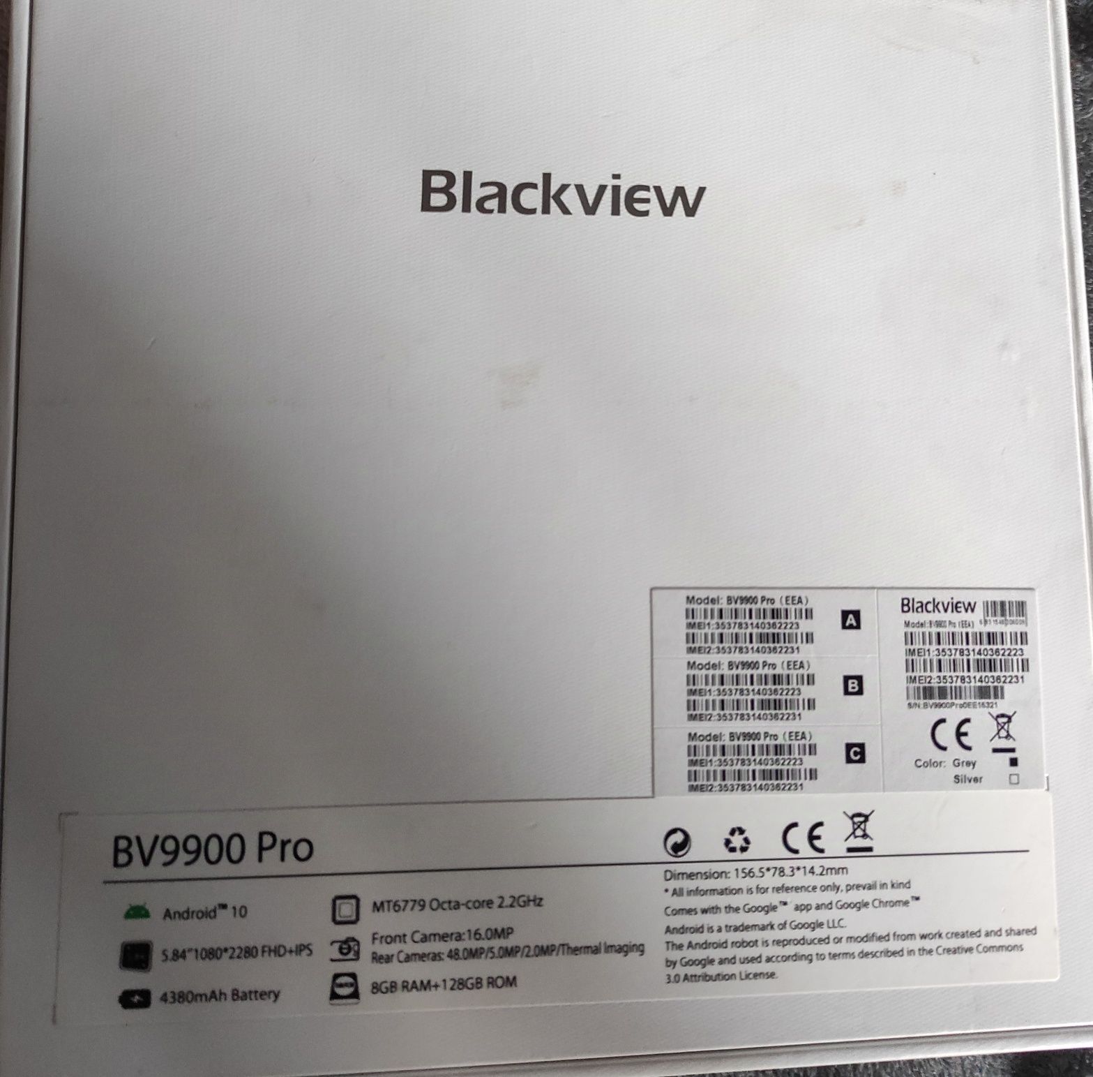 Телефон Blackview BV9900 Pro 8/128Gb 4G  з тепловізором