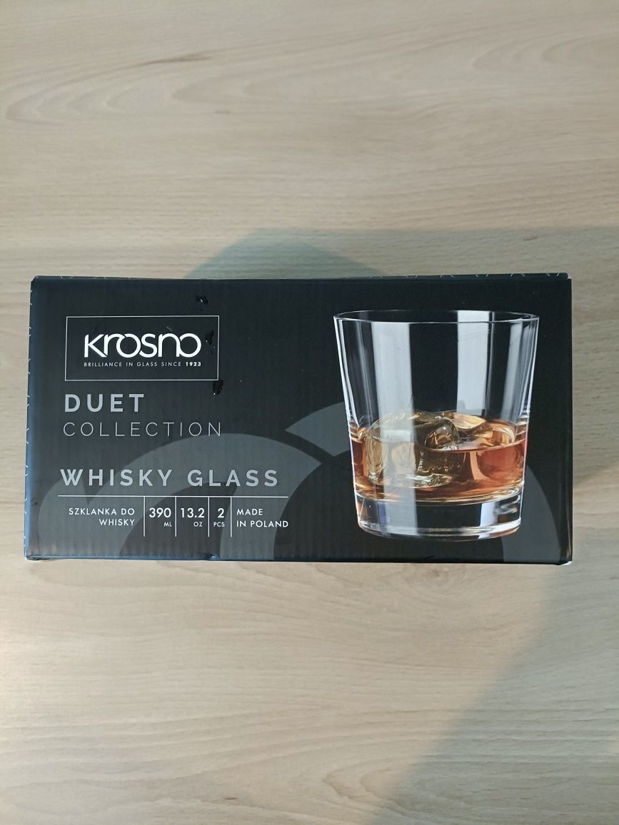 Krosno szklanki do whisky