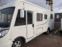 Camper HYMER B698 integra na DUCATO lusterko zewnętrzne LEWE