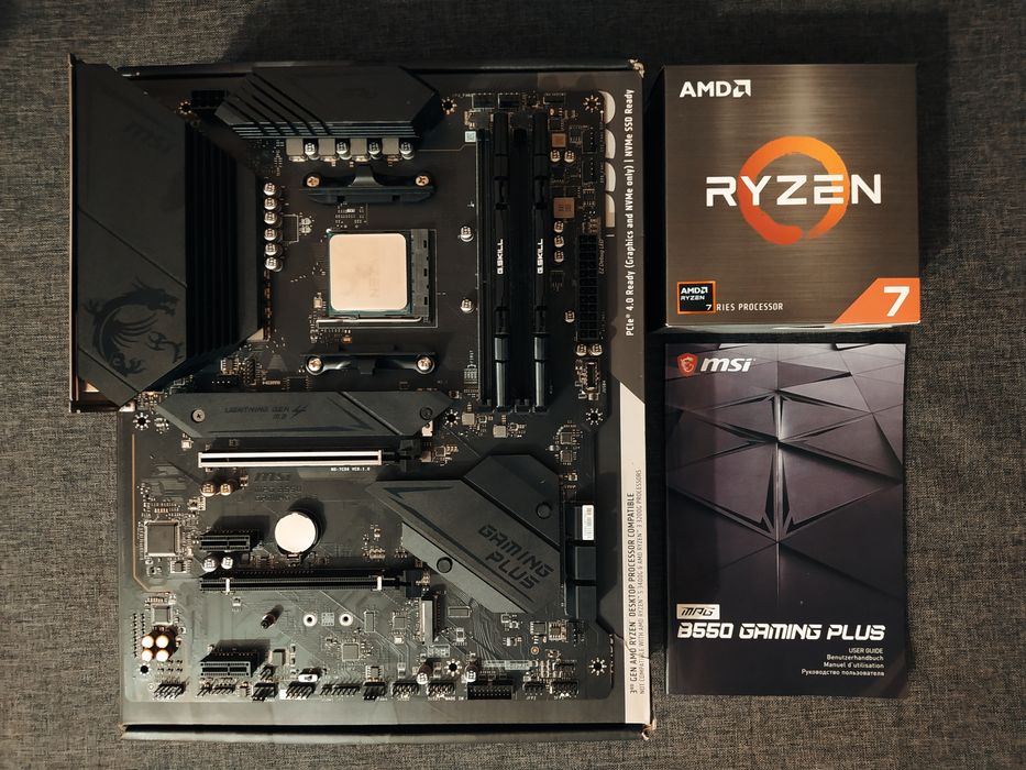 Ryzen 7 3700X+ B550+ 16/32Gb 3200MHz DDR4 игровой комплект s-AM4