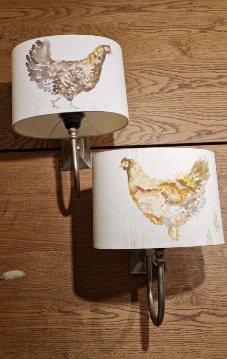 2 Candeeiros de Parede com inspiração Campestre