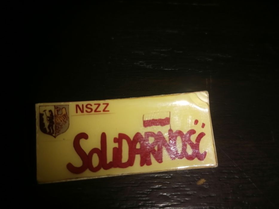Znaczek pszypinany solidarnosc