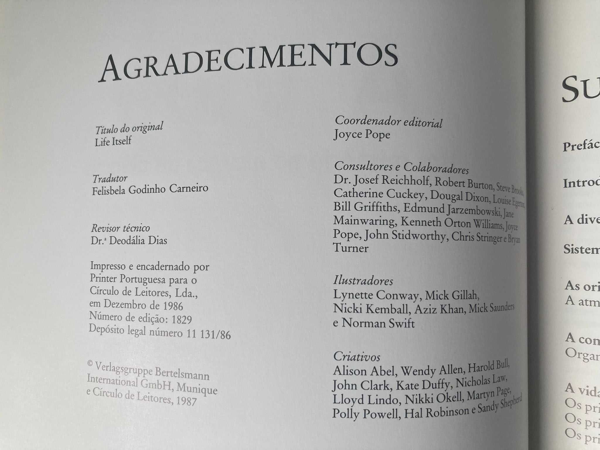 A Vida: um mistério ao alcance da ciência