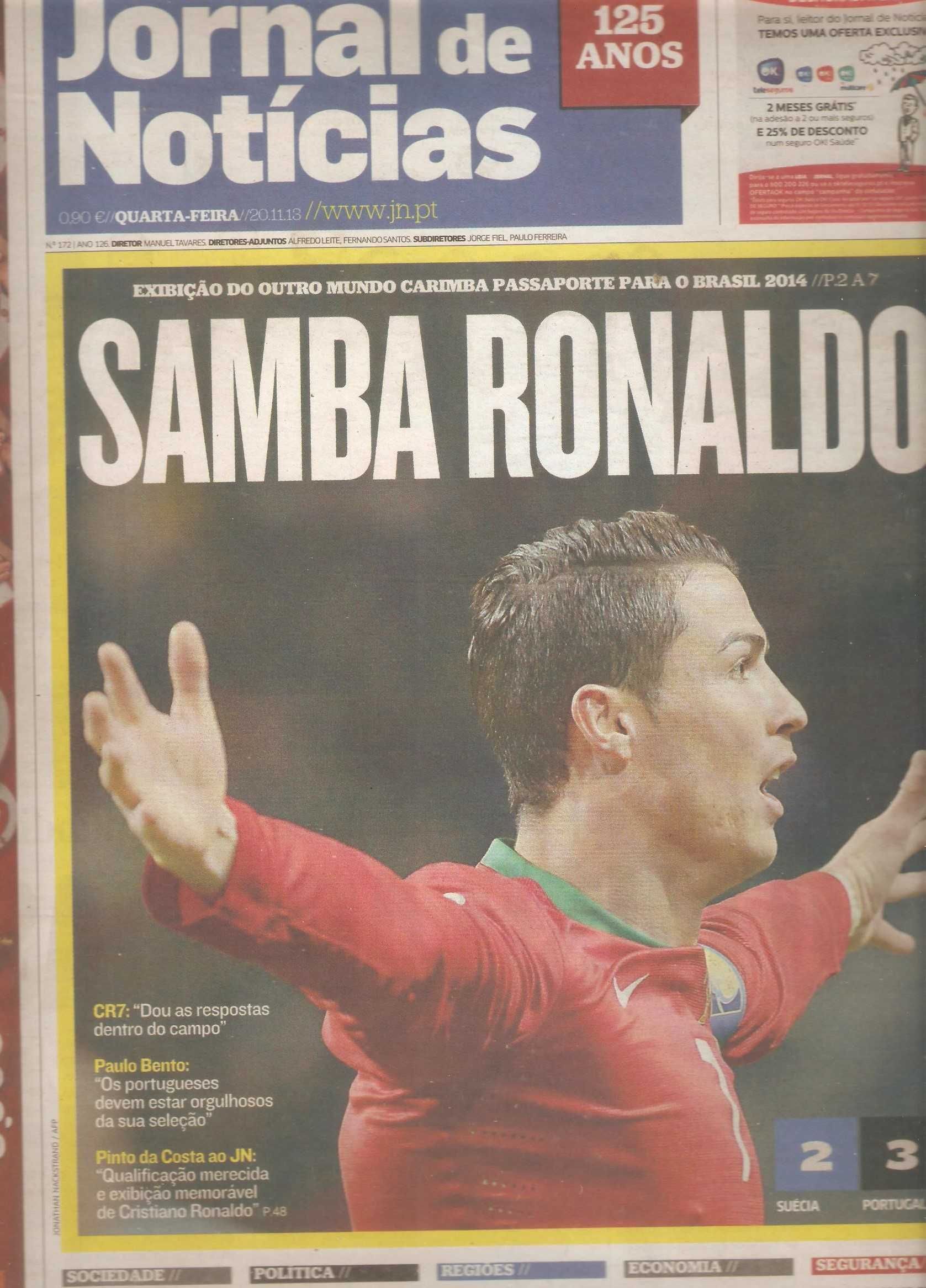 Cristiano Ronaldo 2013 capa célebre